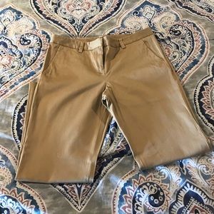 Tan Lord & Taylor Khakis Dress Slacks 👖 Cropped